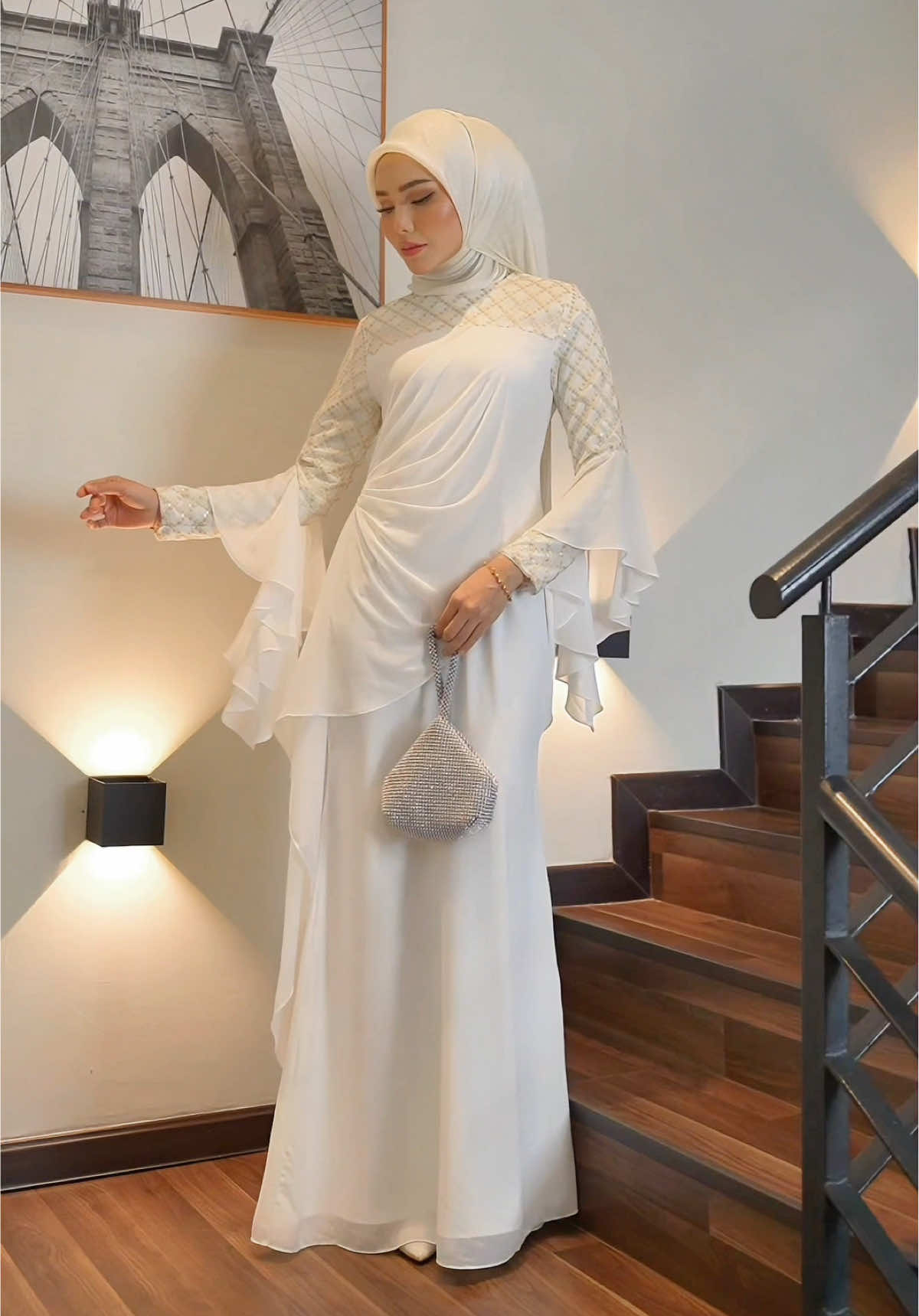 feeling like a main character with Mislia Dress ?🤩You should! because this white glam moment was made to steal the spotlight. Pure, poised, and picture-perfect 🤍 With every twirl and every glance.  That’s why it’s more than just a dress. it’s perfect even for your big day ✨ #JlabellaMisliaKurung  #JlabellaGlamorousRaya2025 #offwhite #dress #fyp 