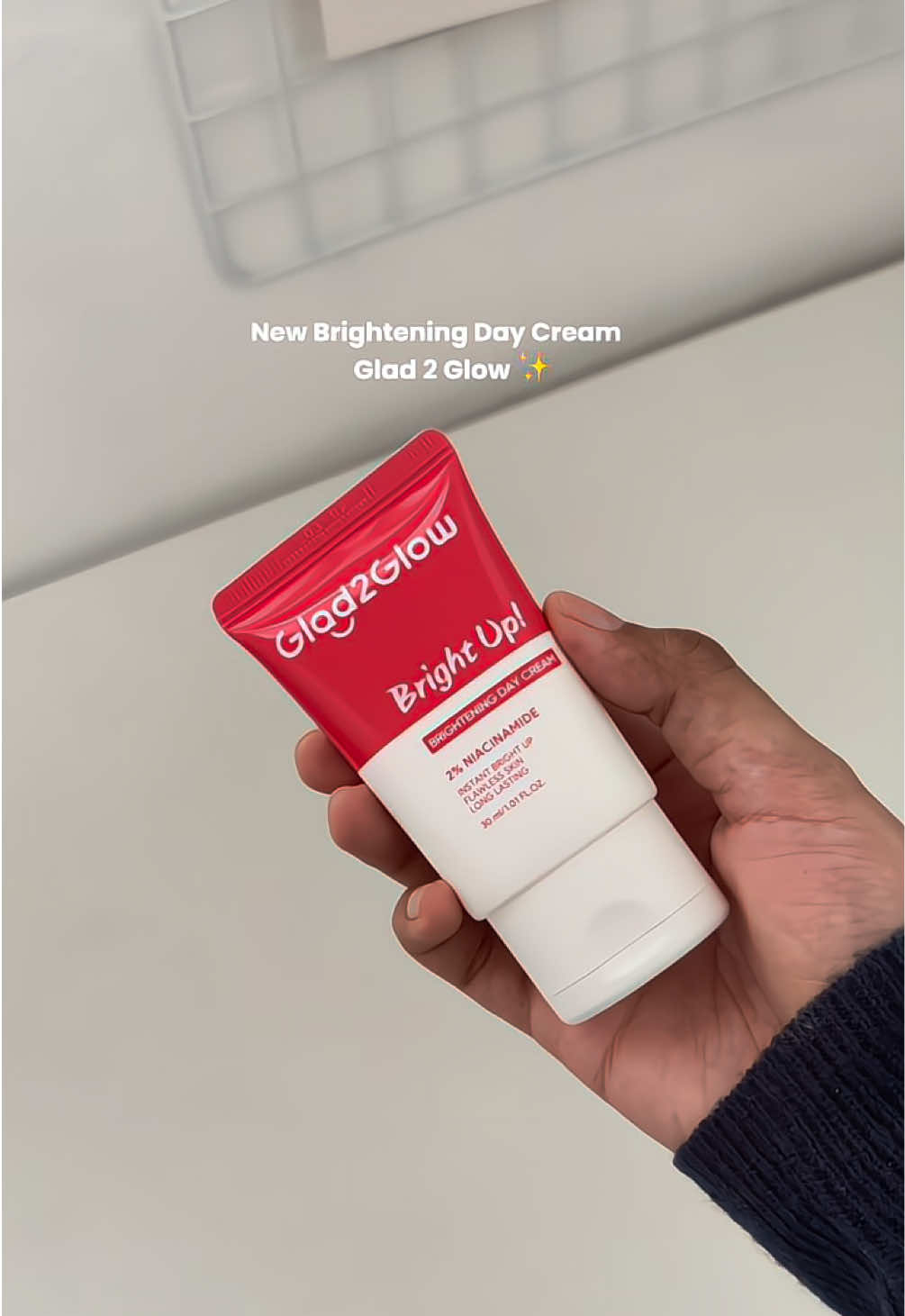 new brightening day cream from @Glad2Glow.my !! #brighteningdaycream #glad2glow #toneup #skincare #brightening 