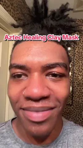 my skin’s stressed but he's trying #skincareroutine #genzskincare #aztecclaymask #aztechealingclay #overworkedbutstillmoisturized 