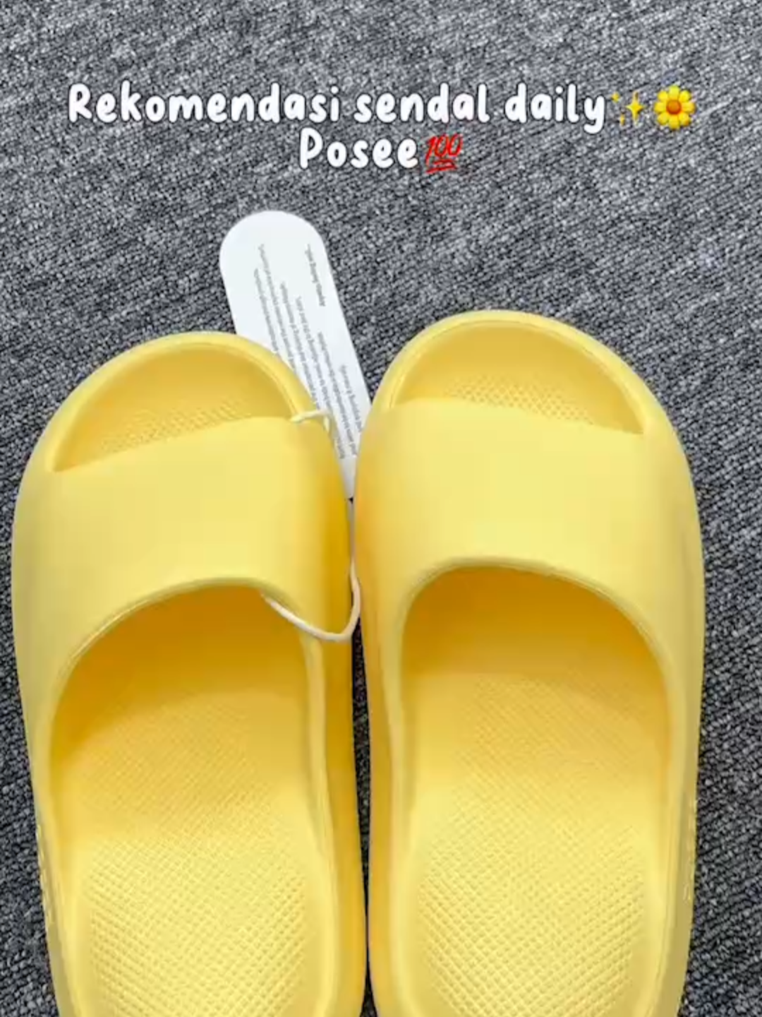 Kalau untuk daily sandal Pose yang satu ini memang juaranya~ #sandalempuk #sandalviral #sandalcewek #sandalcowok #poseshoes #slipon
