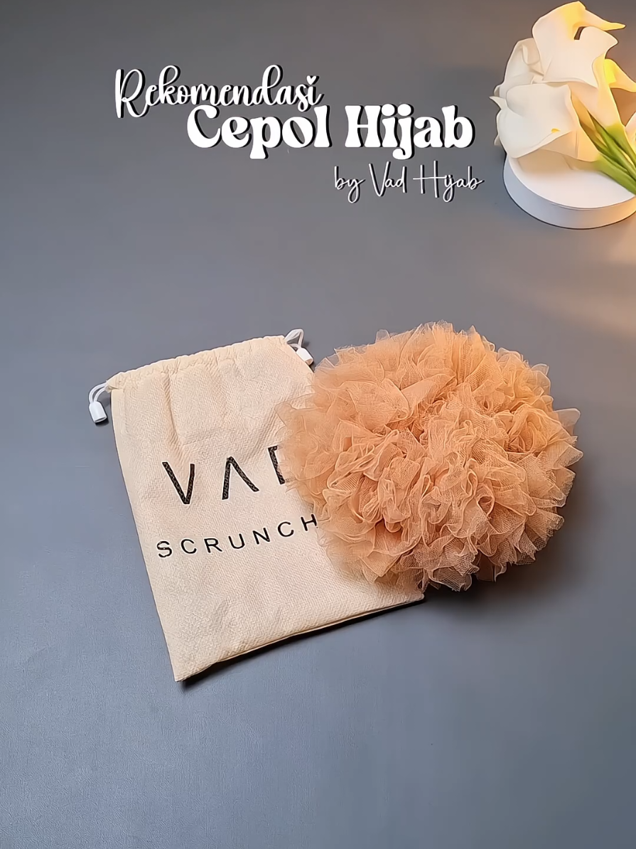 cepol hijab terdebesttt😍 wajib bangett punya😭🫶🏻 #cepolanhijab #cepolantipusing #scrunchies #cepolhijab #fyp #foryou 
