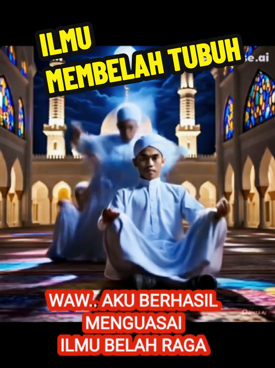 santri ini berhasil menguasai ilmu belah raga ( ilmu membelah tubuh jadi dua ) #santri #dukun #ceritahoror 