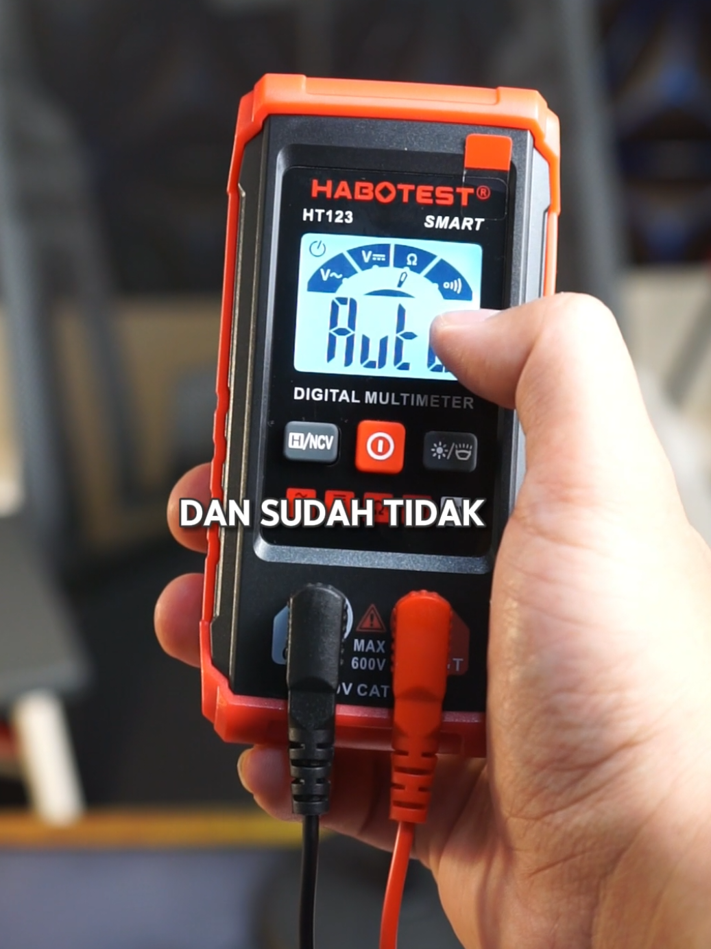 Habotest HT123 Multitester sudah auto, bisa cek tegangan DC dan AC sekaligus, tahanan dan juga kabel putus yang akurat.  #kabellistrik  #tespenlistrik  #instalasilistrik  #habotestht123  #habotestmultimeter 