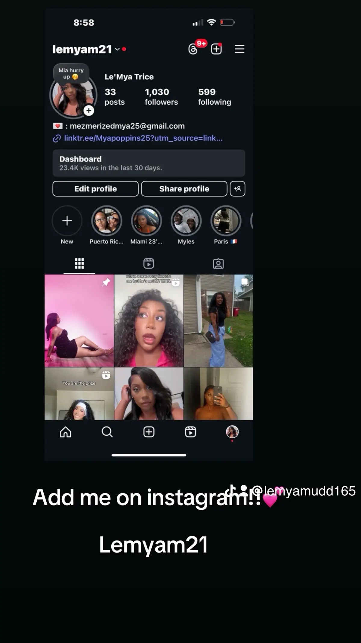 Besties help me grow my Instagram account 💗#engagement #teamwork #support #roadto10k #fyp #grow 