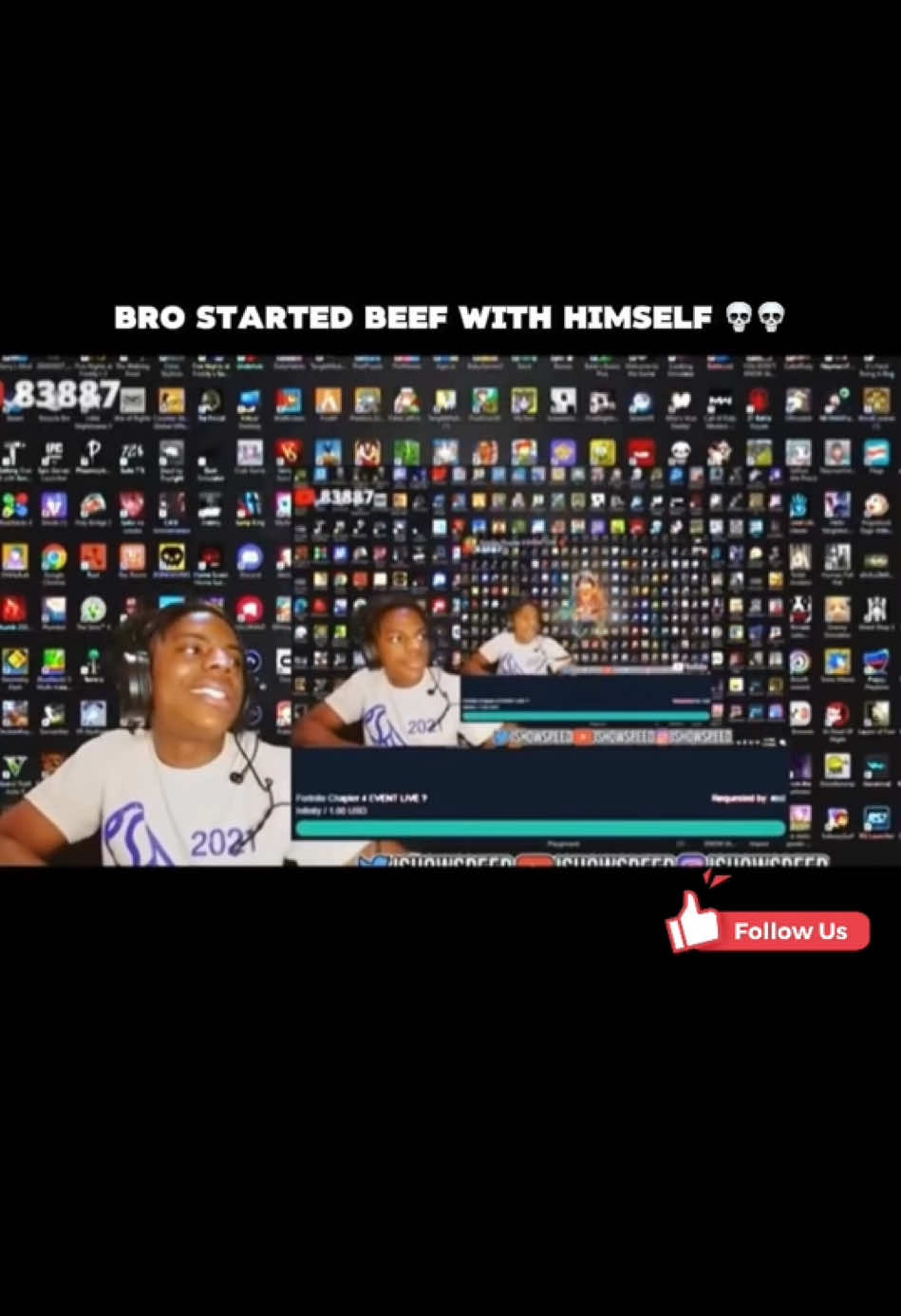 IShowSpeed (Darren Watkins Jr.) on TikTok is a viral sensation known for his wild energy, unpredictable reactions, and comedic outbursts during live streams and gaming videos. He rose to fame through YouTube but quickly blew up on TikTok thanks to his meme-worthy moments, unfiltered personality, and relatable rage during games like FIFA, Fortnite, and Five Nights at Freddy's. His over-the-top reactions often turn into trending sounds, challenges, or edits that rack up millions of views. Typical viral themes in his TikTok clips include: Screaming or intense emotional outbursts dancing streamers Funny fails during games Dance challenges or awkward Interactions with fans or other Clips of him barking (one of his #ShowSpeed #SpeedClip #SpeedViral #FunnyGaming #RageMoments #SpeedOnTikTok #ViralSpeed #Siuuuu #SpeedBark #GamingHumor #StreamerFails #TikTokGaming #SpeedEdit #SpeedRage #SpeedLive