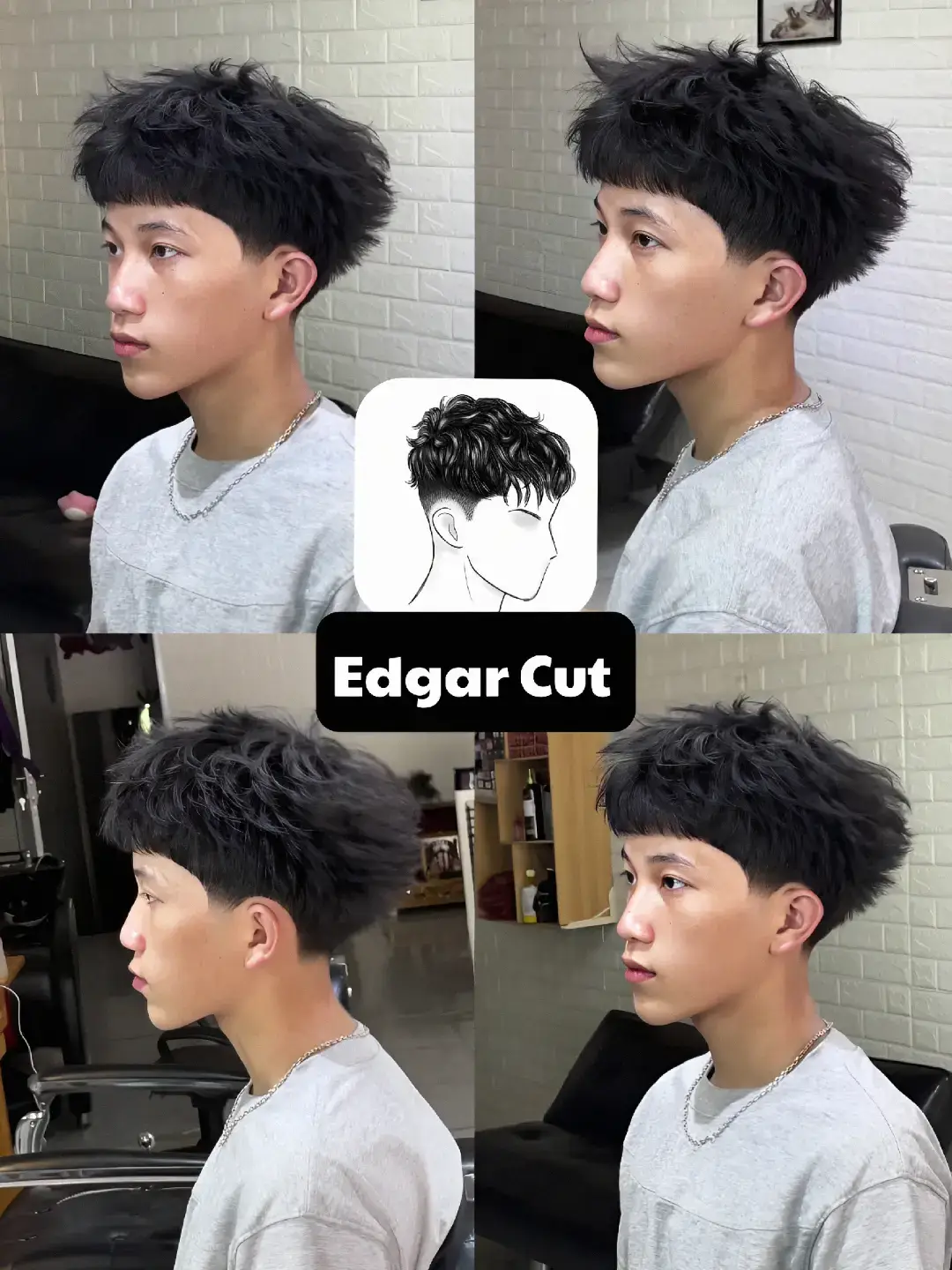 Get Your Best Hairstyle Here✨👑 #hairstyle #haircut #menhairstyle #boyshairstyle #edgarcut #lowtaper #pompadour #curlymullet #hairstyleformen #fyp 