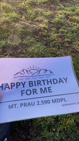 mdpl(merayakan di atas permukaan laut)#hbd #praumountain #prauviapatakbanteng #mountain #pendakigunung #pendakifomo 