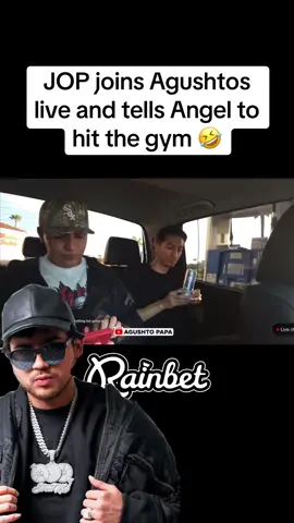 JOP joins agushtos live & tells Angel to hit the gym 🤣 #jop #agushtopapa #fuerzaregida 