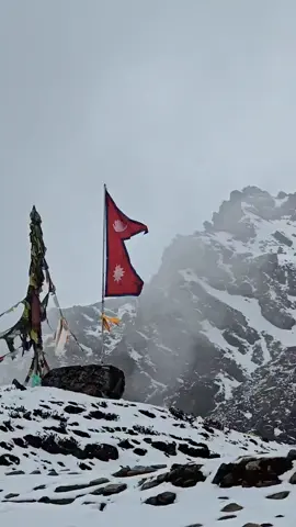 Nepal's national flag is the world's only non-rectangular flag. It has two red triangles with a blue border, symbolizing bravery and peace. The moon and sun represent calmness, strength, and the hope that Nepal will last as long as these celestial bodies. #nepal #sindupalchokmuser😊❤🙏 #nepalitiktok 