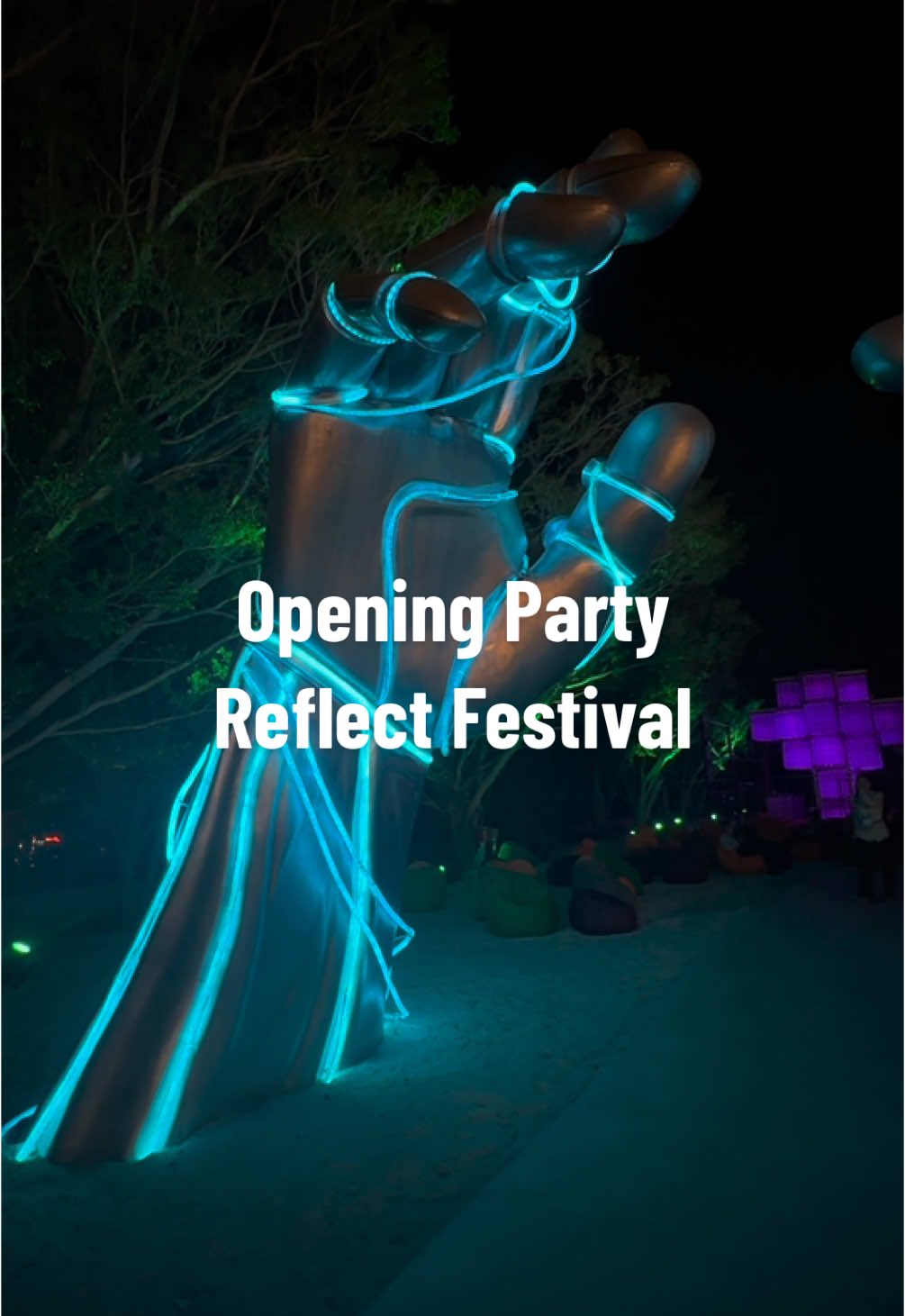 @Reflect Festival Opening Party at the Hangar at ETKO  #creatorsearchinsights  #livingcyprus, #cypruslife, #cyprustok, #expatlife, #lifestylevlog