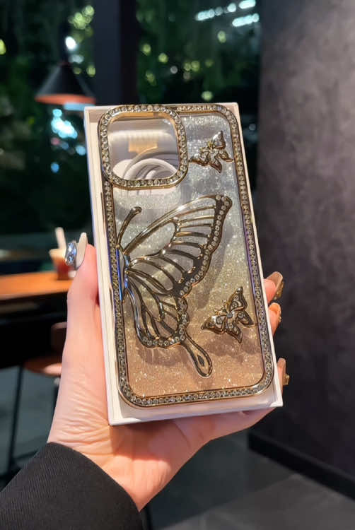#modeall03 #butterfelis🦋 #เคสiphone #diamond #plating #blingbling #iphone16promaxcase #iphone15promaxcase 