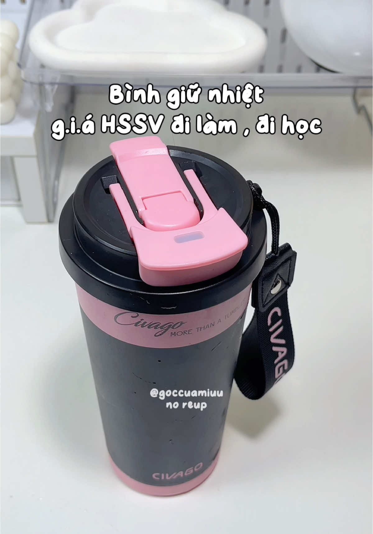 Ly giữ nhiệt nhỏ gọn tiện lợi đem đi học , đi làm #goccuamiuu #civago #civagovn #lygiunhiet #lygiunhietcivago #unboxing 