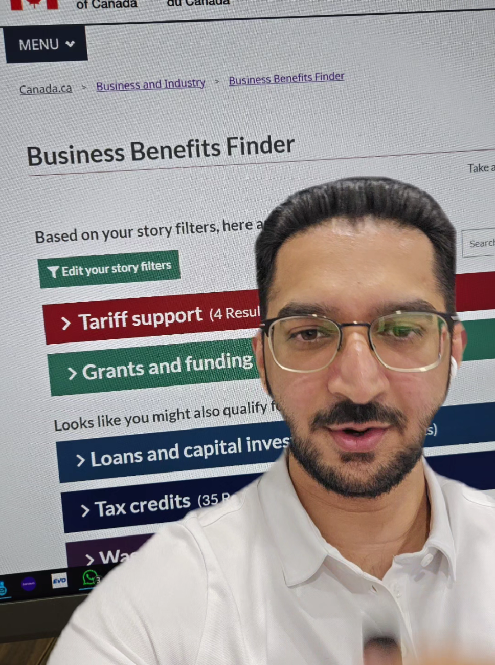 How to get government funding for your business in 2025? 🇨🇦only Use the business benefit finder Access hundred of grants , tax credits , hiring subsidies and loans Getting non-dilutive funding is important for you to control your own destiny. Sharing this tip to help fellow business owners or people that want to start businesses. #grants #smallbusinessfunding #taxcredits #businessownertips #businessfunding #ceomillionaires