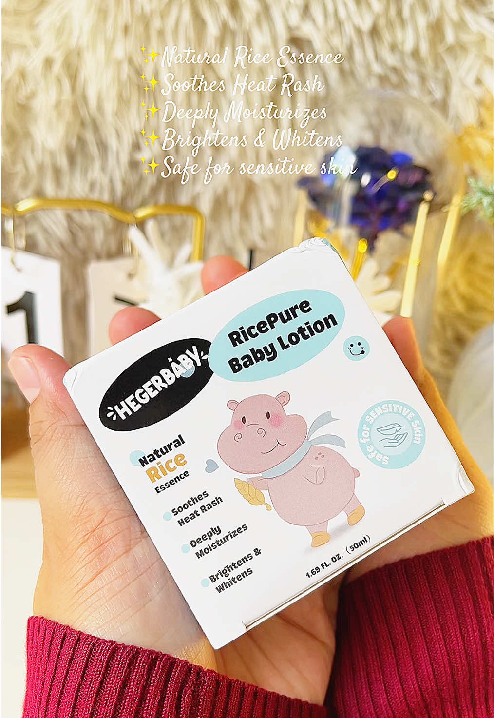A must have mga mommies highly recommended for babies #hegerbaby #ricepurebabylotion #babylotion #hegerbabylotion #lotion #viral #fypシ゚ 