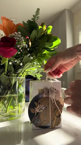 Aesthetic unboxing of new parfum by #dsanddurga - brown flowers 🤎 #unboxingvideo #eaudeparfum #perfumetiktok #perfumetok 