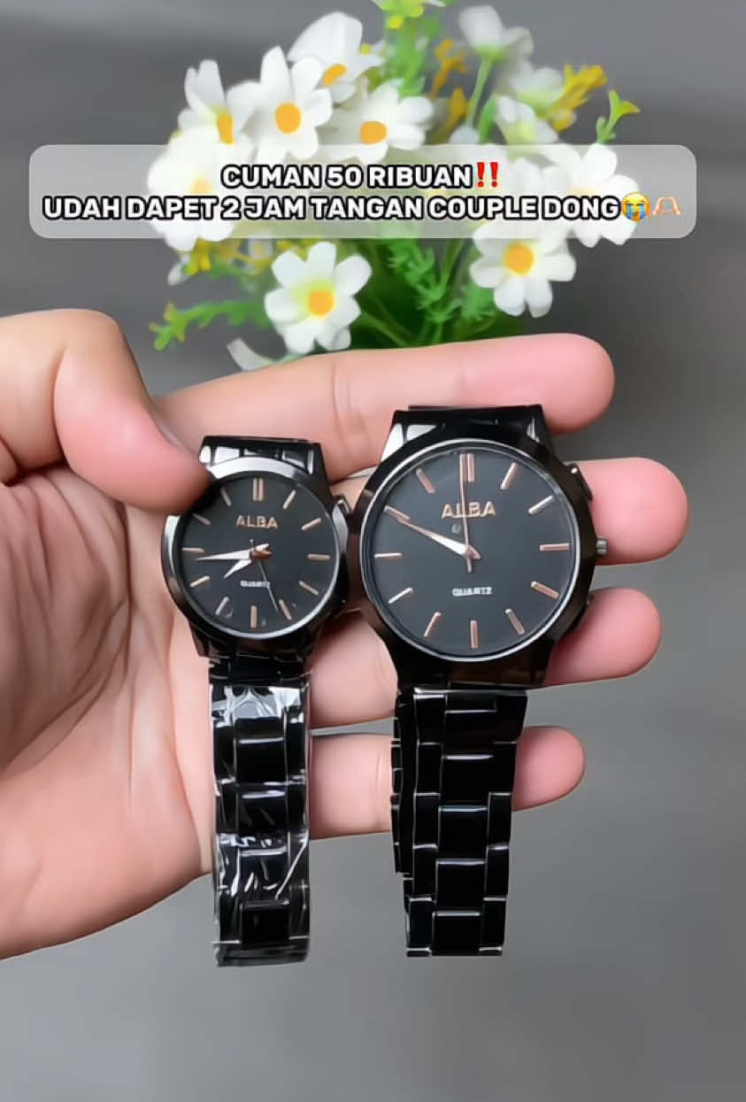 Rekomen nih buat yang nyari jam couple murah‼️ #jamcouple #jamcouplemurah #jamtanganmurah #jamtanganrantai #jamtanganviral #fyp 