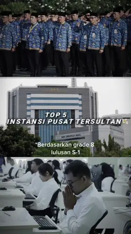 Top 5 instansi pusat tersultan termakmur 2025. Ada instansimu? Angka bisa lebih besar💡#pns #cpns2024 #pupr #bpkp #setjendprri #kemenkeu #bpk #fyp #fyppppppppppppppppppppppp #CapCut 