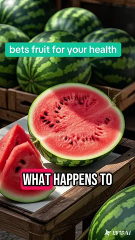 What happens to your body if you eat watermelon every day?  #health#foryou#body#healthtips#fyp  