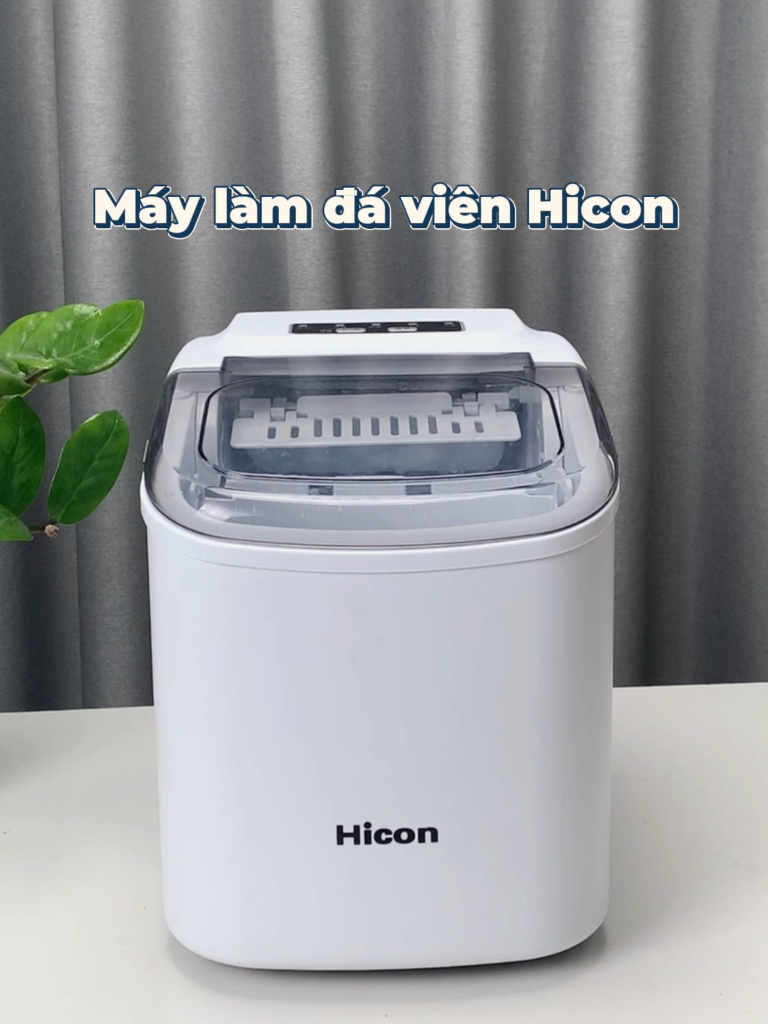 Máy làm đá viên Hicon nhỏ gọn, tiện lợi#maylamda #maylamdavien #hicon #maylamdavienhicon #xuhuong