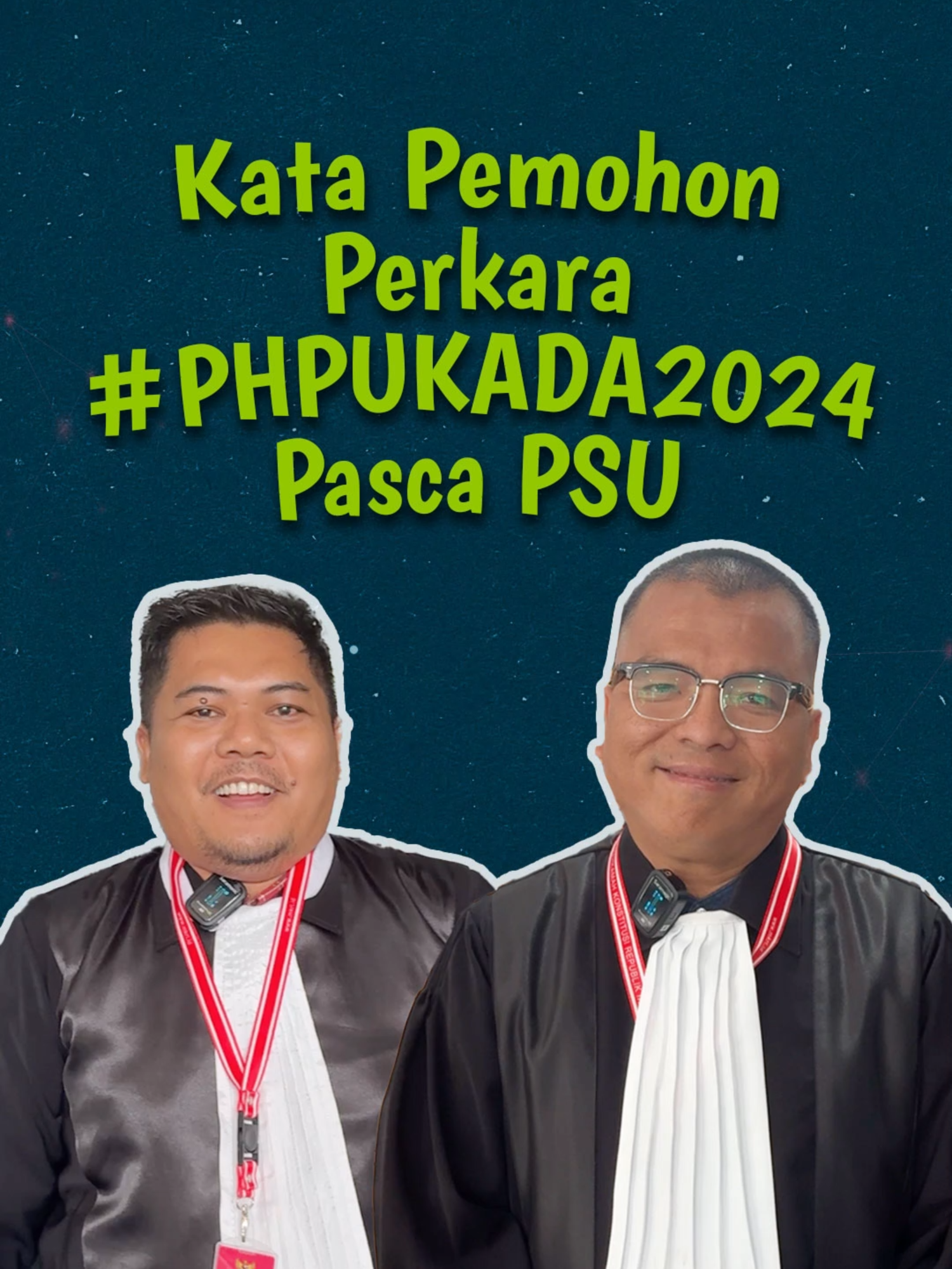 Hai #Courtizen!👋 Hari ini, MK kembali menggelar sidang pendahuluan #PHPUKADA2024 pasca dilakukannya Pemungutan dan Penghitungan Suara Ulang (PSU).   Penasaran apa aja latar belakang dari para Pemohon kali ini? Kita dengerin bareng-bareng yuk! 😊 #MengawalKonstitusi #salaMKonstitusi #MKRI