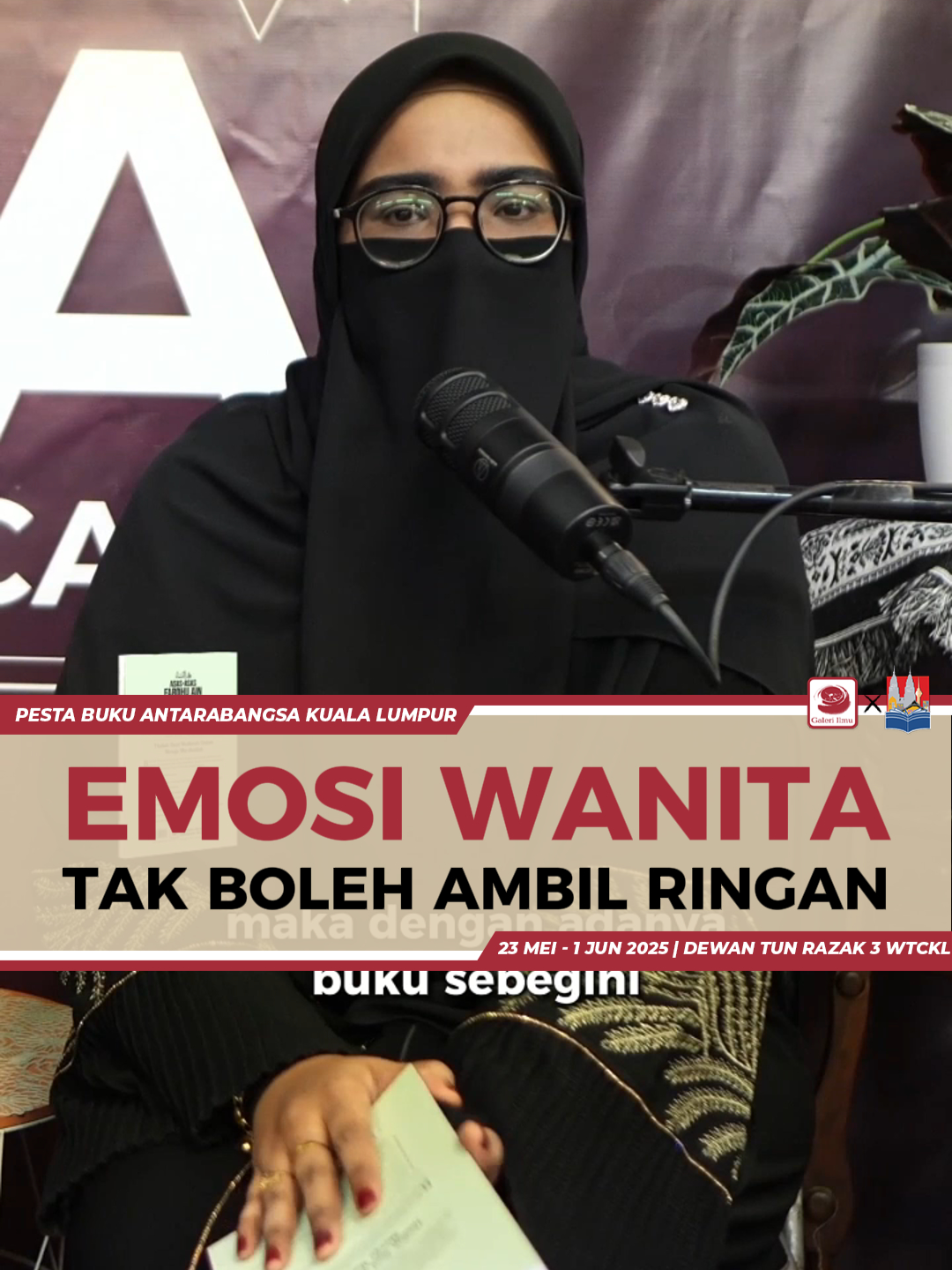 Emosi Wanita Tak Boleh Ambil Ringan #EMOSI #WANITA #GaleriIlmu #PBAKL2025 #BorongBuku #BooktokMalaysia #UlatBuku #BukuUntukSemua