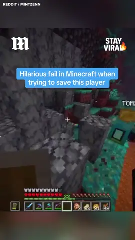 This Minecraft player tried so hard to save her boyfriend 😂 🎥: Reddit / mintzenn #Minecraft #gaming #gameplay #mojang #minecraftmemes #gamingfails