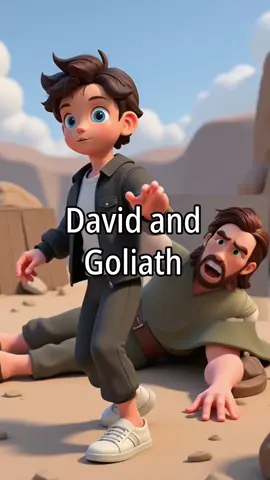 David and Goliath: The Power of Courage#faithoverfear #poweroffaith #believe #biblestories #bible #animated #christianvideo #kidstiktok #bibleverse #shorts #fyp 