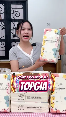 6 bịch mà rút chưa đã thì thử ngay combo 9 bịch giấy rút đa sắc Siêu tiết kiệm này nha #topgiahn #giaytopgia #topgia #xuhuong #nhacuadoisong #tietkiem #giayruttreotuong 