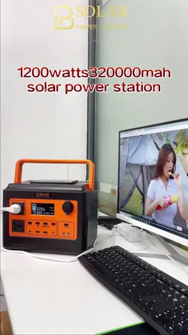 1200W power station #solarpower #powerstation 