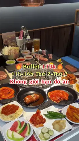 🔔 Cảnh báo bụng đói giờ trưa! 🔥 Buffet trưa chỉ 179🐳 từ thứ 2 đến thứ 7 👉 Ăn tẹt ga – giá siêu hời – thịt ngon cực đỉnh! 💼 Gọi ngay hội đồng nghiệp trốn deadline đi 