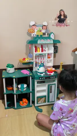 95cm large kitchen set, 86 pieces, 54 pieces large kitchen set, children's kitchen toys (fruit and vegetable toys, sound, light, gas stove with smoke) Musical Gift Set Boys Girls 👩‍🍳🍳 #kitchentoy 