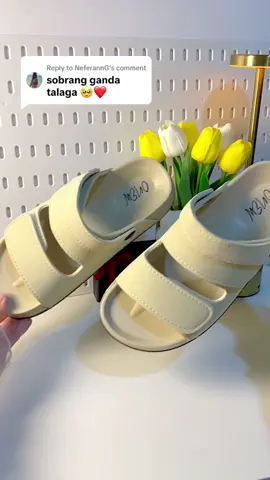 Replying to @NeferannG super ganda nito kaya ang bilis maubos kaya cheek out na !#onewsandals #koreansandals #onewph #slippersforwomen #sandalsforwomen 