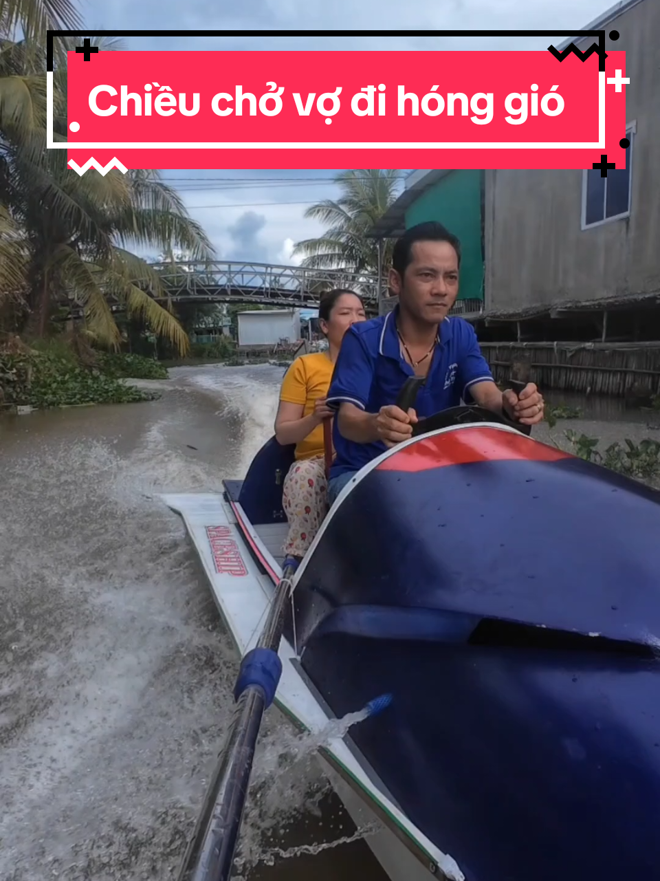 Chiều chở vợ đi hóng gió chút. 