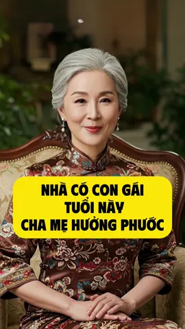 Nhà có con gái thuộc tuổi này cha mẹ hạnh phúc ##phongthuy##tuvi##nangsenphongthuy