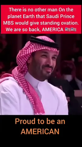#Donald #trump receive amazing standing ovation from Saudi Prince #MBS  #muhammadbinsalman 