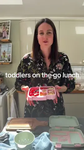 this has saved us so much hassle and hungry drama at nursery pick up. Lunch box from @Bentgo  #bentgo #lunchboxideas #toddlerlunch 