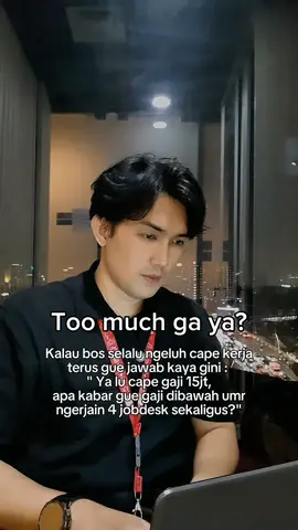 Bapak cape tinggal holiday lah saya 😢 #corporate #kerja #kantor #anakkantor #agency #pov 