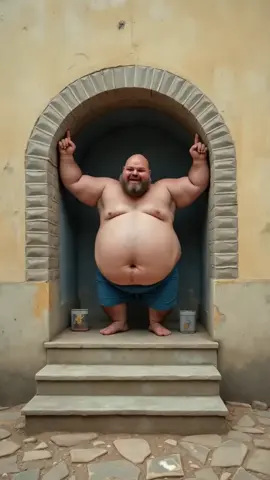 I dare you not to smile watching this 😂🔥  #BounceKing #TryNotToLaugh #FYP #aiartwork #fatman #aicartoon #aicreation #AiFailHub