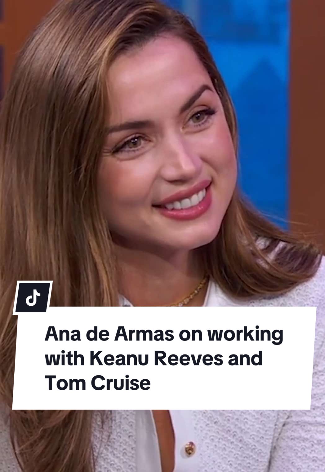 ICONS ONLY. Ana de Armas says she's lucky to work with Hollywood legend Keanu Reeve as she steps into the spotlight of the John Wick universe in her new film, 