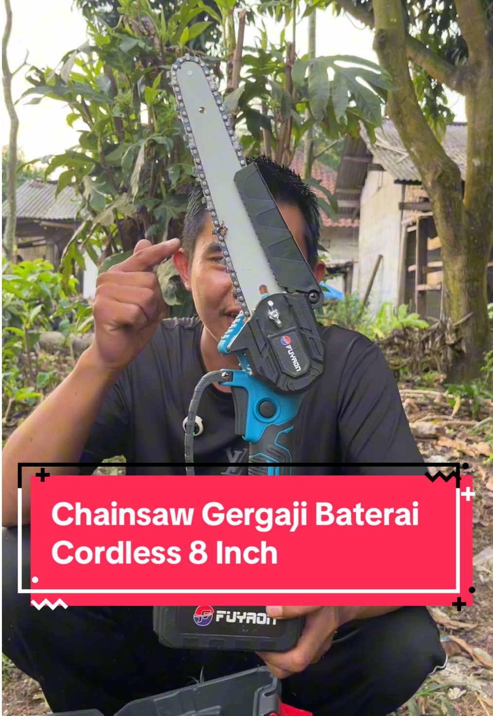Fuyaon Chainsaw Gergaji Baterai Cordless 8 Inch #chainsaw #gergaji #gergajimesin #gergajibaterai #gergajicordless #fuyaon 