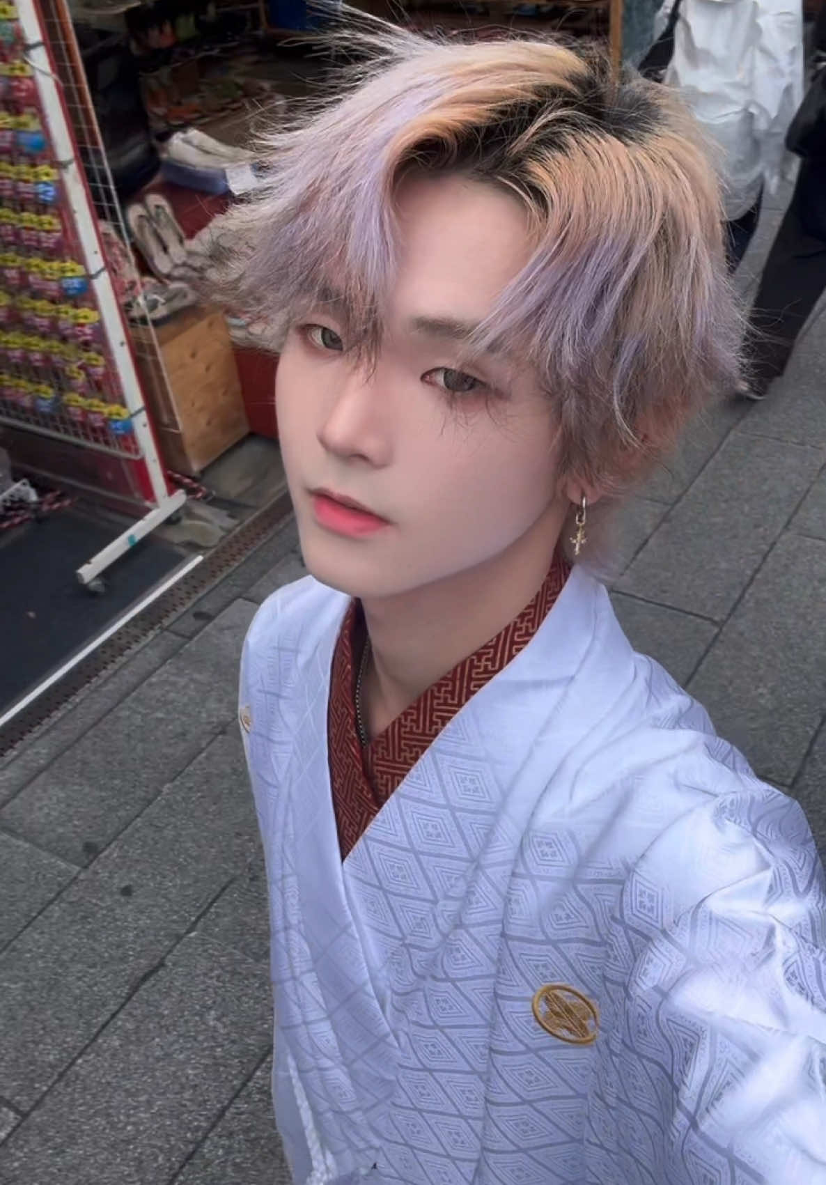 ⛩️✌🏻🐈‍⬛#sunny #kimono #fyp 