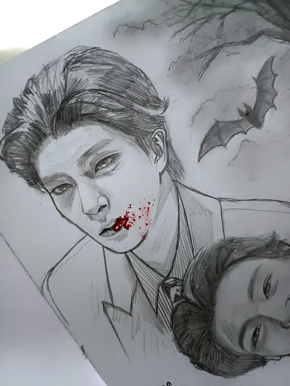 Cute vampire⋆｡ﾟ☾ ⋆ֶָ֢𐙚 #enhypen #engene #jake #artist #art #desireunleashed #idol 
