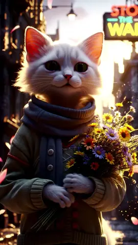 Stop wars, share this message 🕊🏳 #stopwar#stop #ninovisk7 #viralvideos #foryoupage❤️❤️ #kidsoftiktok #funnybaby #fyp #crescernotiktok #creatorsearchinsights #kittens #petlovers #funny #gato #catlover #gatitostiktok #gatostiktok #gatos #cat #ai