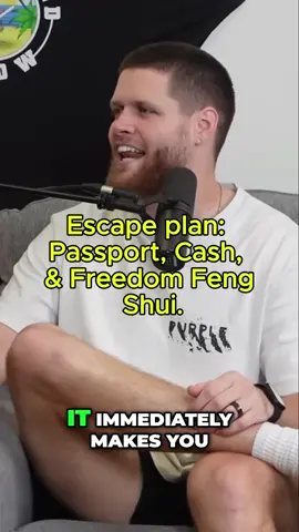 Escape plan: Passport, Cash, & Freedom Feng Shui. #Shorts #YSK #YouShouldKnow #YSKDrop #podcast #interesting #YouShouldKnowPodcast #PodcastShorts
