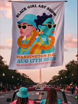 TICKETS NOW LIVE. 🛸 Black Girl Art Show is back in the district.  Join us Aug 17th at Grand Hyatt Washington. We’re shutting the city down again.  Celebrating 150+ Black Women Artists. 👩🏾‍🎨 Get tickets now at BlackGirlArtShow.com #BlackGirlArtShow #BGASDC