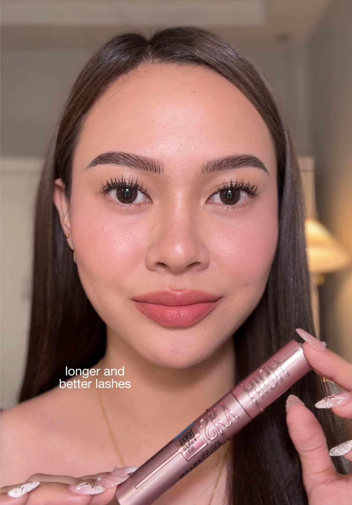 All time favorite mascara, Sky High Mascara from @Maybelline New York PH! 🌟🖤 • LIMITLESS LENGTH + FULL VOLUME • WATERPROOF • BUDGEPROOF • 100K 5 STAR REVIEWS! #LongerBetterSkyHigh  #MaybellineTikTokClub #MaybellinePH #Mascara 