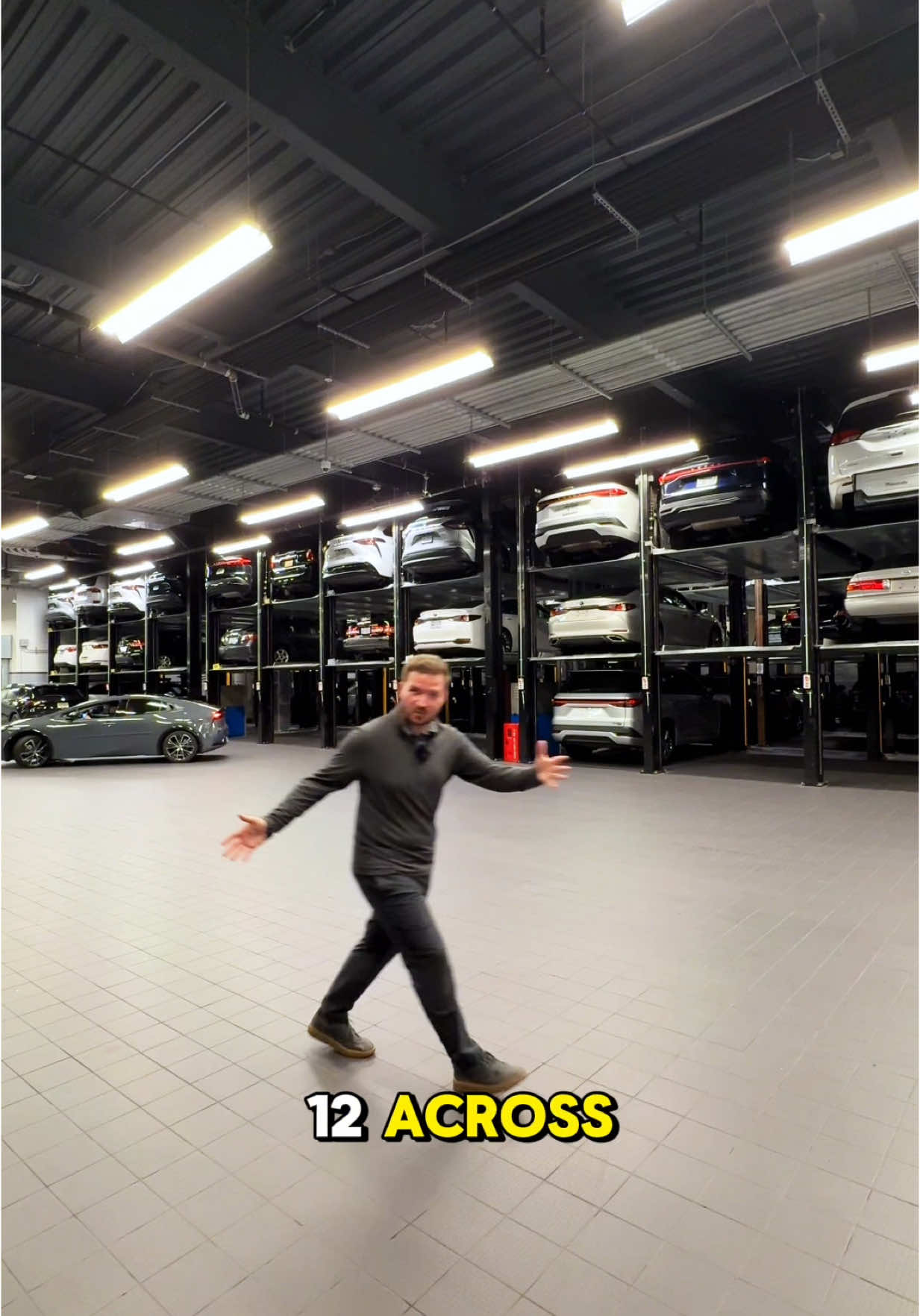 How many cars can fit inside one dealership in Manhattan? #Toyotaofmanhattan #hellskitchen #manhattan #toyota #letsgoplaces #nyc #newyorkcity #carsofinstagram #caroftheday #carswithoutlimits 