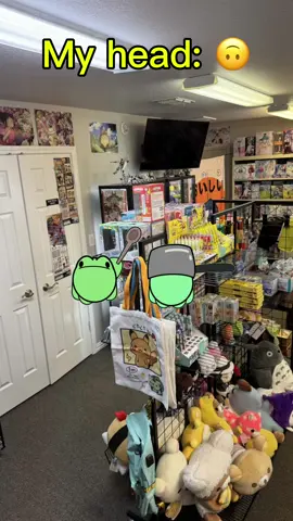 What plays in my head when walking through the shop #anime #animeshop #dragonball #aubreytx #crossroadstx 
