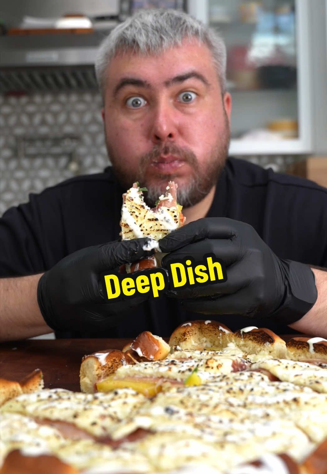 Easiest Deep Dish Pizza  @KING’S HAWAIIAN #kingshawaiian 