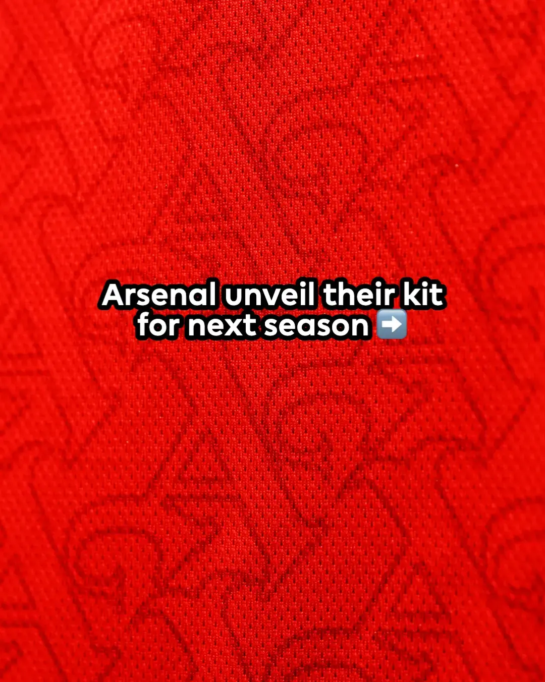 Arsenal show off what they'll be wearing next season 🔥 #PremierLeague 